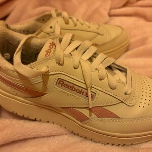 Reebok Kids Beige and Peach Sneakers